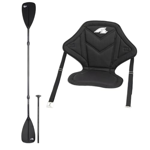 F2 Marken SUP Sitz Set aus Kajak Paddel Alu 4...