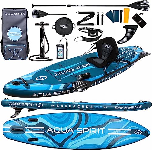 Aqua Spirit SUP Aufblasbares Stand-Up Paddle...