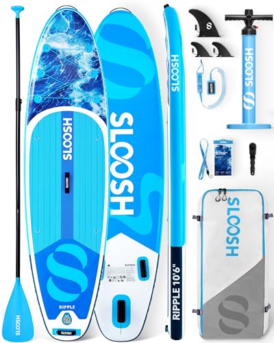 SLOOSH Aufblasbares Stand-Up-Paddle-Board,...