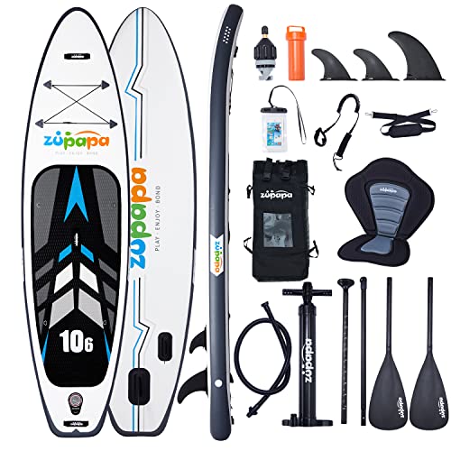 Zupapa 10’6 Stand Up Paddling Board, 82cm...